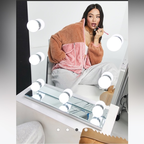 UGG Marlene ll Pink & Brown Sherpa Jacket Coat! 🔥 - Picture 3 of 9